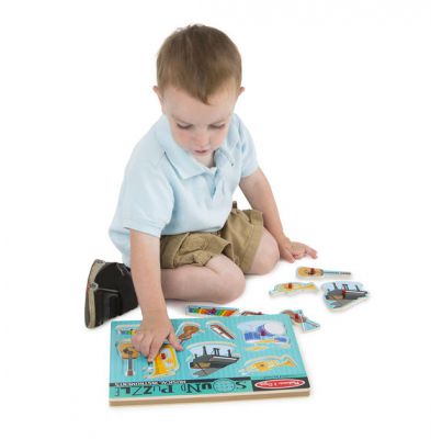 Image 2 of Musical Instruments Sound Puzzle - Melissa and Doug (£11.99)