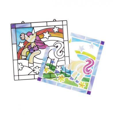 Image 2 of Stained Glass Made Easy - Unicorn Melissa and Doug (£8.99)