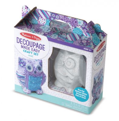 Decoupage Made Easy - Owl - Melissa and Doug (£10.99)