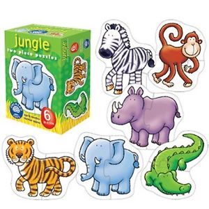 Image 2 of Jungle Two Piece Puzzles - Orchard Toys (£7.99)