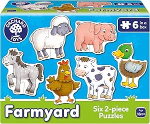 Image 1 of Orchard Toys Farmyard Jigsaw Puzzles, Six Puzzles in a box, (£8.99)