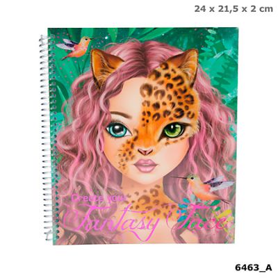 Create Your Fantasy Face Colouring Book (£8.99)
