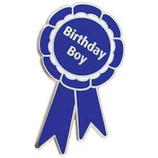 Birthday Boy Badge - Blue (£1.99)