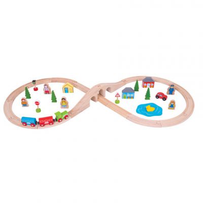 Figure of Eight Train Set - Bigjigs BJT012 (£22.99)