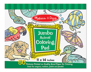 Jumbo Animal Colouring Pad - Melissa and Doug (£5.75)