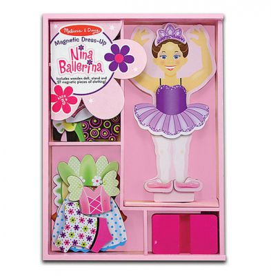 Nina Ballerina Magnetic Dress Up Doll - Melissa and Doug was £12.99 (£9.99)