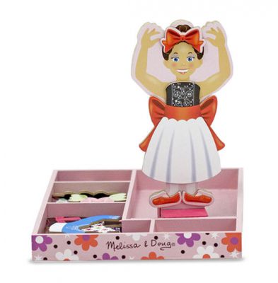 Image 2 of Nina Ballerina Magnetic Dress Up Doll - Melissa and Doug was £12.99 (£9.99)