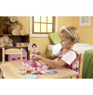 Image 3 of Nina Ballerina Magnetic Dress Up Doll - Melissa and Doug was £12.99 (£9.99)