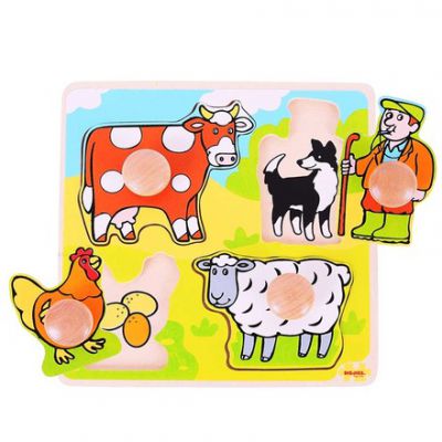 My First Peg Puzzle Farm Bigjigs (£6.99)