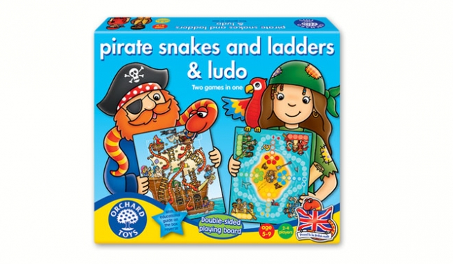 Pirate Snakes and Ladders and Ludo Orchard Toys (£10.99)