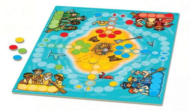 Image 4 of Pirate Snakes and Ladders and Ludo Orchard Toys (£10.99)