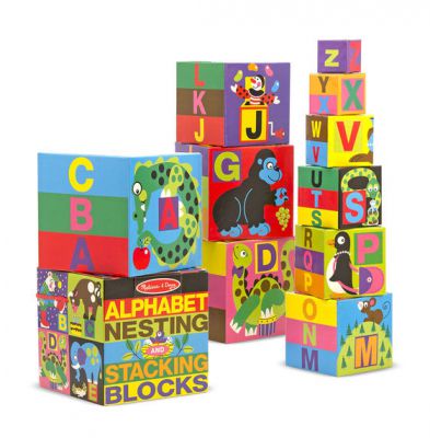 Alphabet Nesting and Stacking Blocks - Melissa and Doug (£11.99)