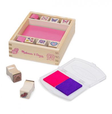 Image 2 of Butterfly and Hearts Stamp Set - Melissa and Doug (£5.99)