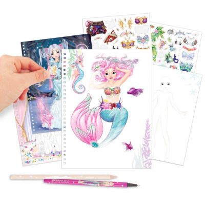 Image 2 of Fantasy Model Colouring Book With LED & Sound ICEPRINCESS (£14.99)