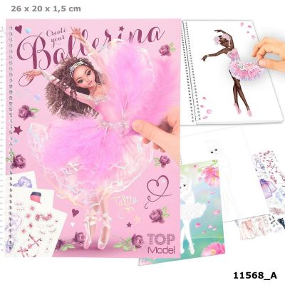 Image 1 of Create your TOPModel Colouring Book BALLET (£11.99)