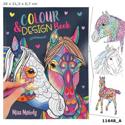 Miss Melody Colour & Design Book (£5.99)
