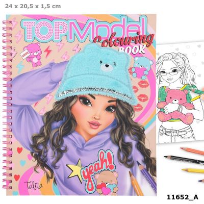 TOPModel Colouring Book TEDDY COOL (£9.99)