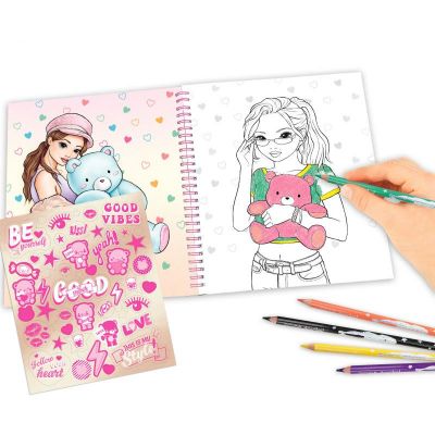 Image 2 of TOPModel Colouring Book TEDDY COOL (£9.99)