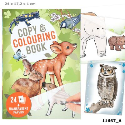 Image 1 of Wildlife Copy & Colouring Book  (£8.99)