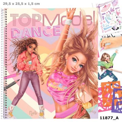 TOPModel DANCE Colouring Book (£11.99)