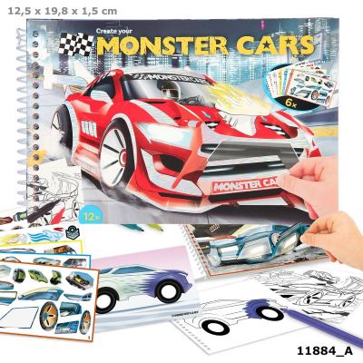 Monster Cars Pocket Colouring Book (£5.99)