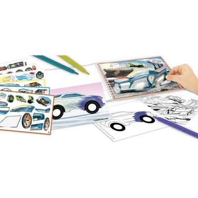 Image 3 of Monster Cars Pocket Colouring Book (£5.99)