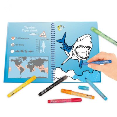 Image 2 of Dino World Colouring Book Set UNDERWATER  (£12.99)