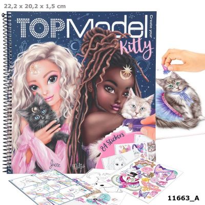 Image 1 of TOPModel Colouring Book MOONLIGHT (£9.99)