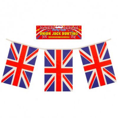 UNION JACK 20 FLAGS BUNTING 10M (£3.99)