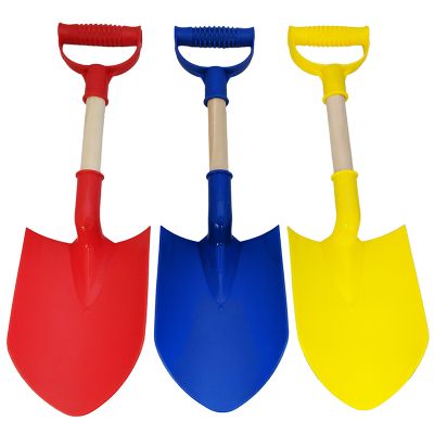 38CM DIGGER SPADE WOOD SHAFT 3COLS (£2.95)
