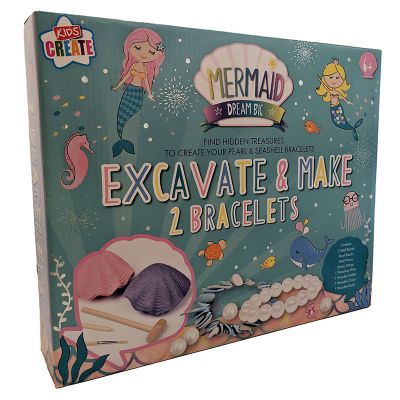 Mermaid Excavate and Make Bracelets (£8.99)