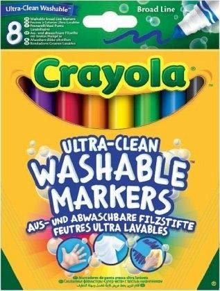 8 Crayola Washable Markers (£4.75)
