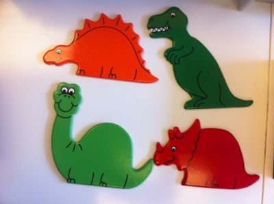 Set of 4 Dinosaur Stickabouts (£15.00)