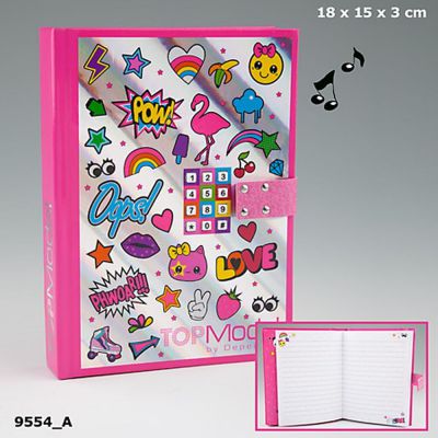 Depesche Miss Melody Childrens Diary with Code Lock in Pink 