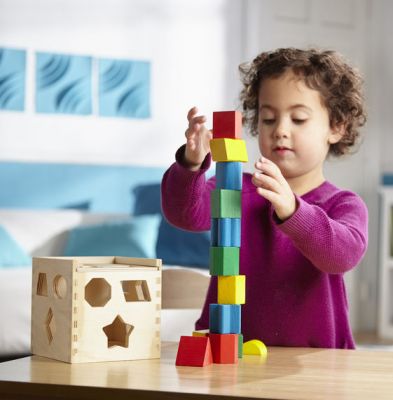 Image 4 of Shape Sorting Cube - Melissa and Doug (£11.99)