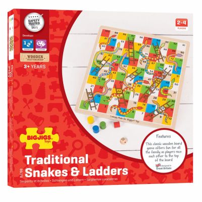 Traditional Snakes and Ladders - Bigjigs (£9.99)