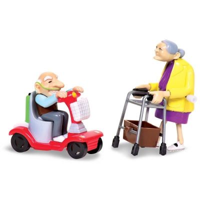 Image 2 of Racing Grannies - Wind Up Granny and Grandad (£8.99)