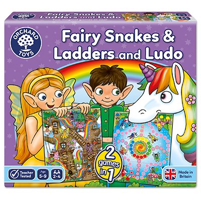 Fairy Snakes & Ladders and Ludo - Orchard Toys (£10.99)