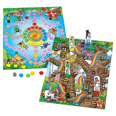 Image 2 of Fairy Snakes & Ladders and Ludo - Orchard Toys (£10.99)