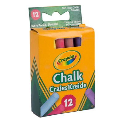 Image 2 of Crayola Coloured Chalk x 12 (£1.25)