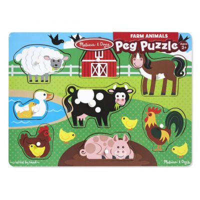 Farm Peg Puzzle - Melissa and Doug (£5.99)