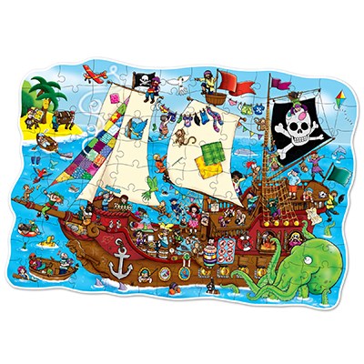 Image 2 of Pirate Ship Jigsaw Puzzle - Orchard Toys (£12.99)