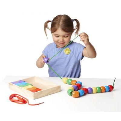 Image 2 of Primary Lacing Beads - Melissa and Doug Was £9.99 now £7.99 (£7.99)