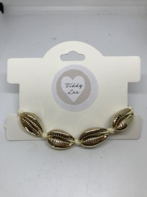 Gold Cowrie Bracelet (£3.99)