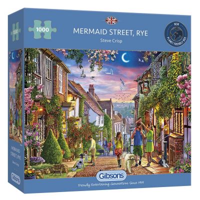 Mermaid Street Rye 1000 Piece Jigsaw Puzzle Gibsons (£16.99)