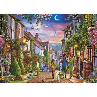 Image 2 of Mermaid Street Rye 1000 Piece Jigsaw Puzzle Gibsons (£16.99)