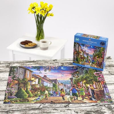 Image 4 of Mermaid Street Rye 1000 Piece Jigsaw Puzzle Gibsons (£16.99)