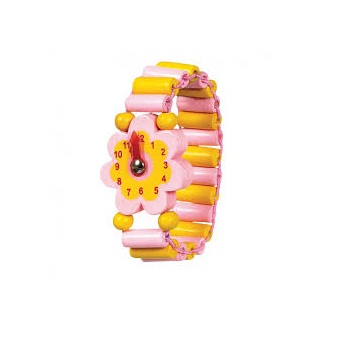 Flower Shaped Wooden Watch (£1.50)