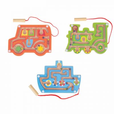 Wooden Magnetic Labyrinth Puzzle - Boat (£5.99)