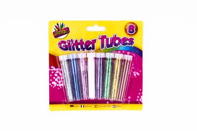 Glitter tubes x 8 (£1.99)